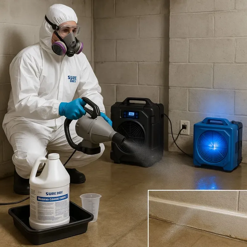 Sanitization and Odor Removal process in Hudson, PA