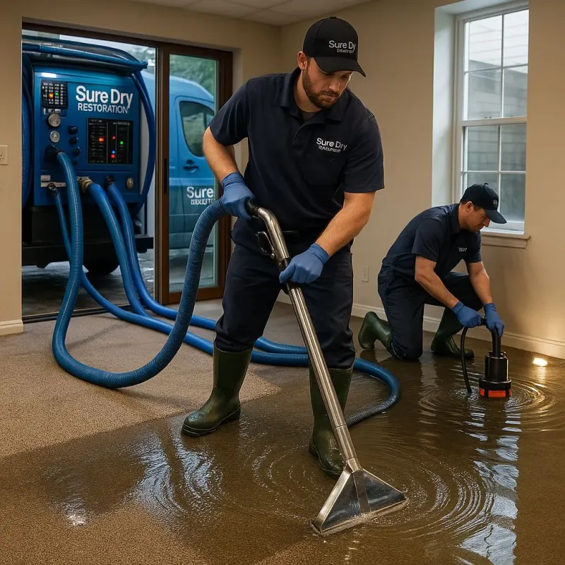 Water Extraction and Removal process in Hudson, PA